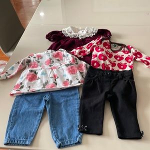 Set Baby Girl clothes size 6 months